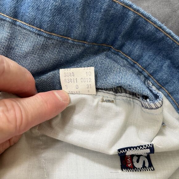Vintage Levis Jeans Orange Tab Mens Size 38x28 70s 80s Cool Pockets - Picture 7 of 13